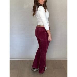 Vintage Pilcro Burgundy Corduroy Flare Pants
